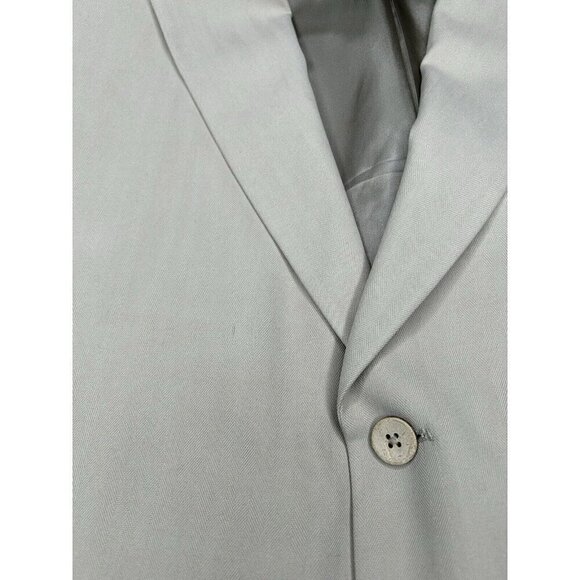Joseph & Feiss SILK Blazer Mens 48 Long Beige Lined Sport Coat Jacket 3 Button - Picture 7 of 16